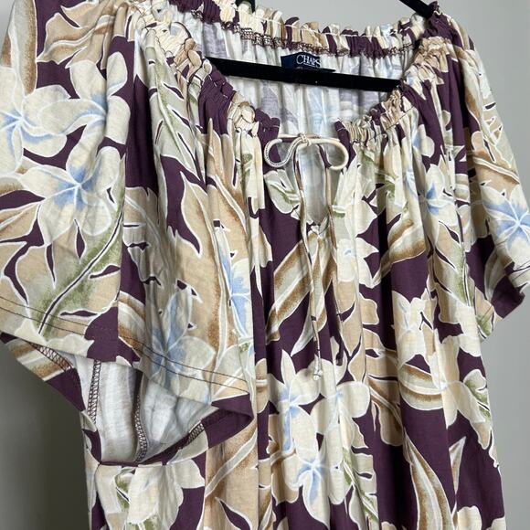 Chaps 3x Plus Size Dress-‎ XXXL- stretchy, lightweight, elastic waist pockets - Picture 3 of 6